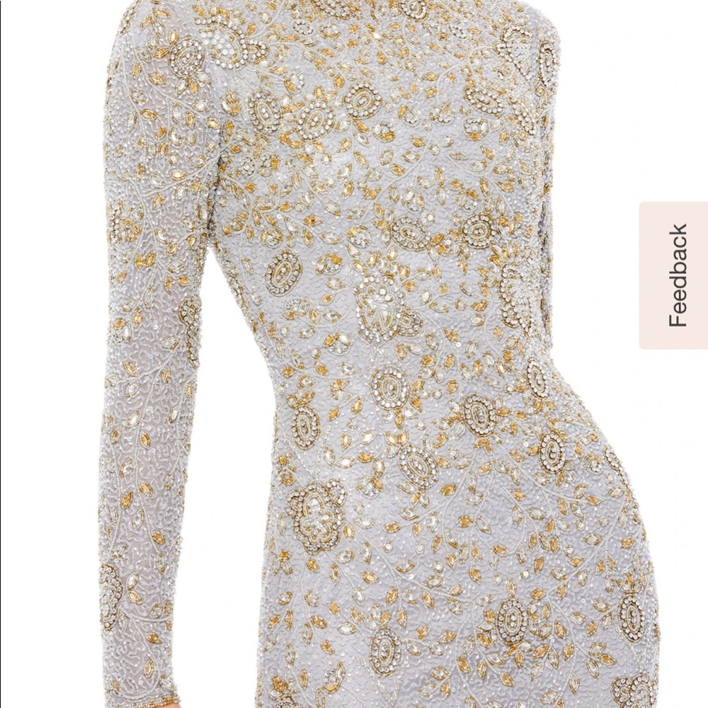 Mother of the bride dress never worn hanging in my closet